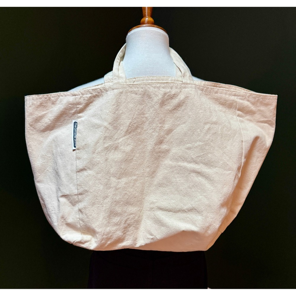 The Container Store 100% Natural Cotton Large Tote Bag